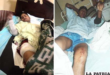 Los heridos fueron atendidos en el Hospital General San Juan de Dios