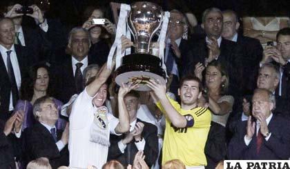Celebración de los jugadores del Real Madrid (foto: 20minutos.es)