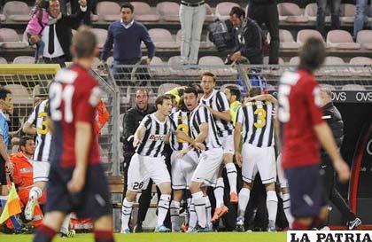 Del partido en el cual la Juventus se consagró campeón (foto: futbolred.com)