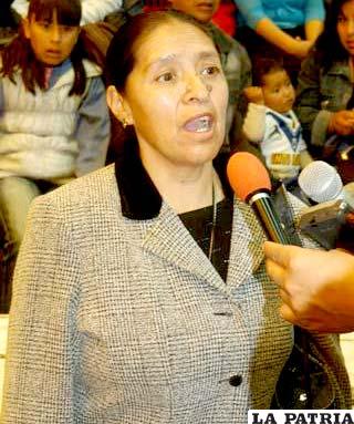 Inés Humacayo, presidenta del Comité Electoral