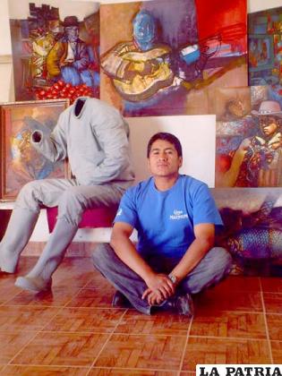 Wilson Zambrana, cautivó con su arte en Cochabamba