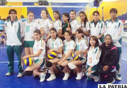 Selección de Oruro que participó en los Juegos Trasandinos