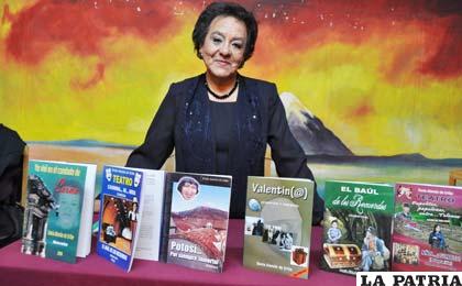 Sonia Alemán presenta sus obras literarias inspiradas en Potosí