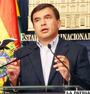 Ministro de la Presidencia, Juan Ramón Quintana