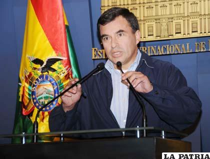 Juan Ramón Quintana, ministro de la Presidencia, refirió que Estados Unidos se convirtió en el “laboratorio” de narcotraficantes, delincuentes /presidencia.gob.bo