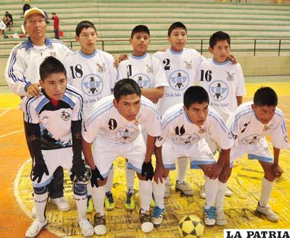 El equipo del colegio Bolívar es protagonista del torneo