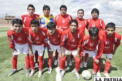 Jugadores del equipo de Atlético La Joya