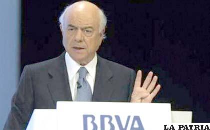 Representante del banco español BBVA, Francisco Gonzales