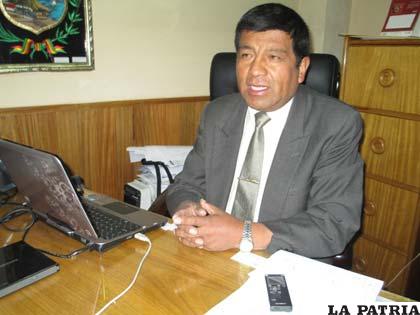 El presidente del TEDO, Benjamín Moya