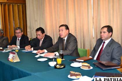 Exposición del informe de estabilidad financiera del BCB en Oruro