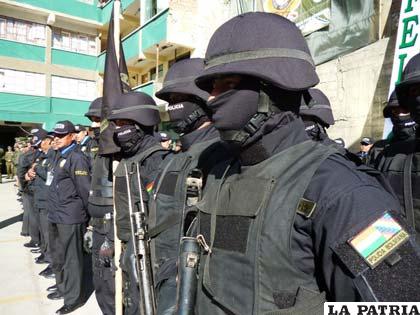 Policías presentaron sus demandas sectoriales