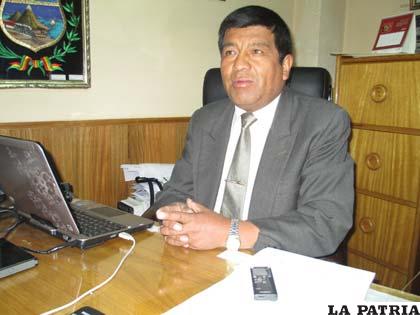El presidente del TEDO, Benjamín Moya