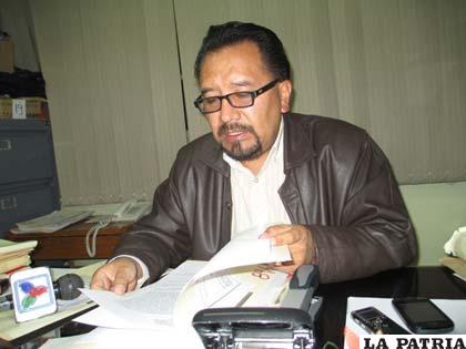 El fiscal de materia, Jhonny Echalar