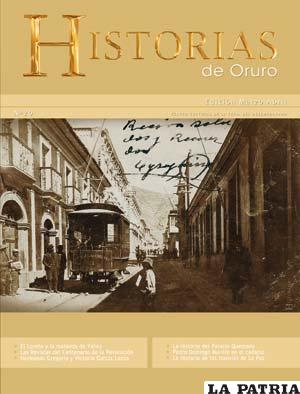 Tapa de la revista número 20 de “Historias de Oruro”
