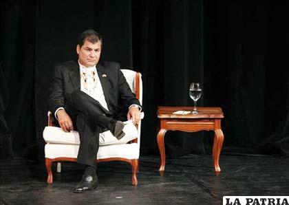 Presidente de Ecuador, Rafael Correa