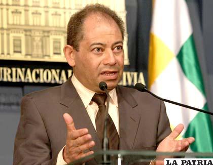 Ministro de Gobierno, Carlos Romero