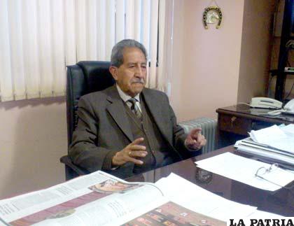 Alfredo Camacho, expresidente del Oruro Royal Club