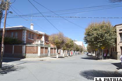La calle donde se realizó el atentado
