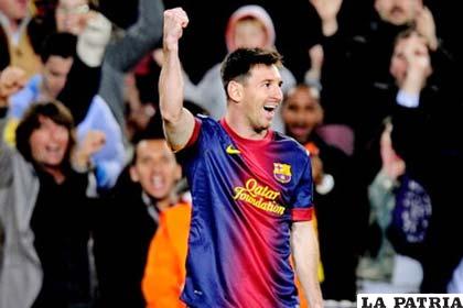 Messi fue el artífice para el título del Barcelona
