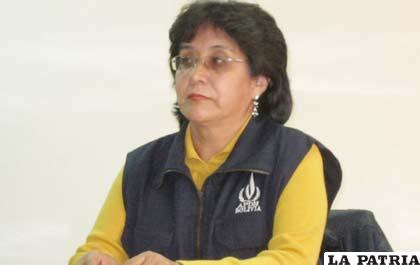 Yolanda Herrera, presidenta de la Apdhb