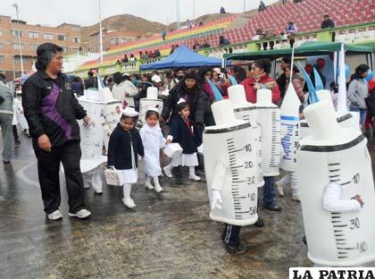 Inauguración de la “Semana de Vacunación de las Américas en Oruro” 