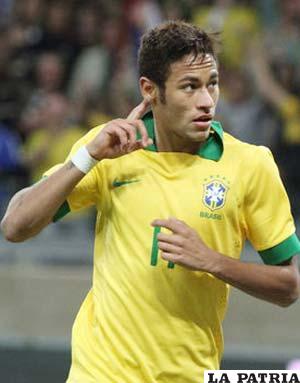 Neymar, jugador del Santos