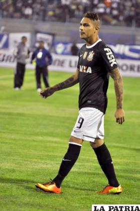 Paolo Guerrero, jugador del 
Corinthians
