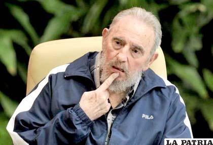 Fidel Castro expresidente cubano