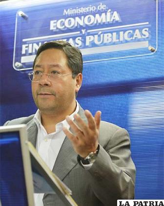 Luis Arce Catacora, ministro de Economía y Finanzas