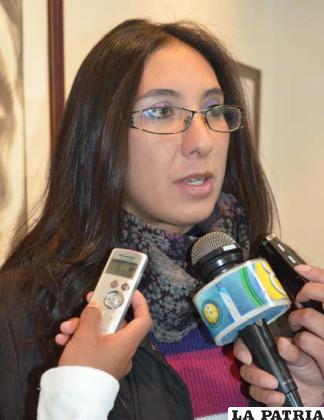 La presidenta de la ABAP, Carla Rojas