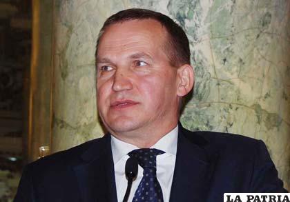 El embajador de Ucrania en Estados Unidos, Alexander Motsyk