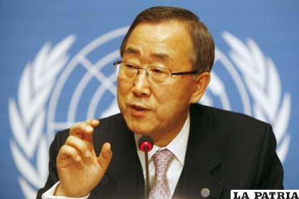 Ban Ki-moon aboga por la libertad de prensa a nivel mundial