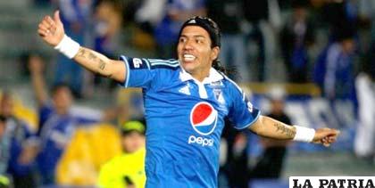 Dayro Moreno anotó el gol del triunfo de Millonarios