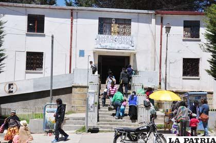 Hospital de tercer nivel de Oruro data de principios del siglo XX
