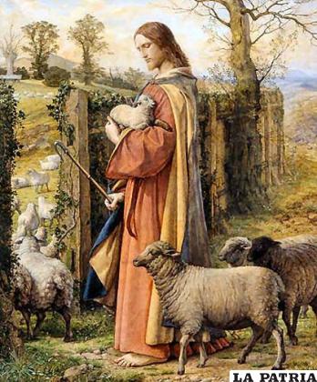 Jesús es la puerta que se abre para que las ovejas salgan y entren