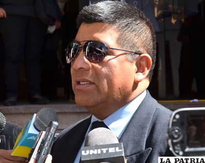 Benjamín Moya, presidente del Tribunal Electoral de Oruro