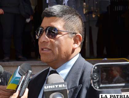 Benjamín Moya, presidente del Tribunal Electoral de Oruro