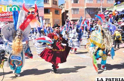 La Morenada Zona Norte, centenaria en el Carnaval de Oruro
