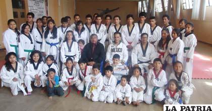 Taekwondistas orureños
