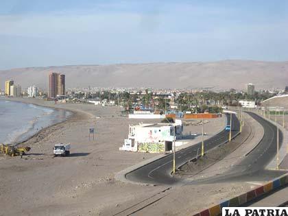 La ciudad de Arica en Chile