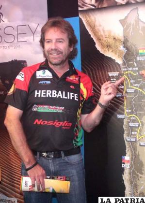 Nosiglia participará en la próxima versión del Rally Dakar 