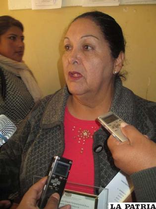 La diputada Nelly Núñez