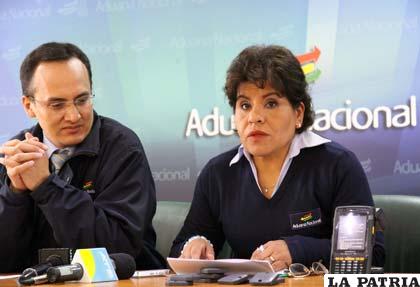 Presidenta de la Aduana Nacional, Marlene Ardaya