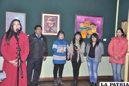 Inauguración de la Exposición de las Mujeres Artistas Plásticas de Bolivia