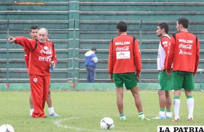 La selección solo pudo entrenar en dos ocasiones antes de viajar