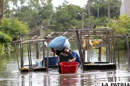 La ciudad de Manaos en emergencia por la crecida del río Negro