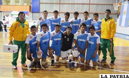 La selección orureña de voleibol en la rama masculina