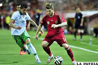 Arce (Bolivia) va a la marca de Moreno