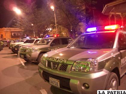 Policías salieron a las calles aplicando el Plan “Chachapuma”