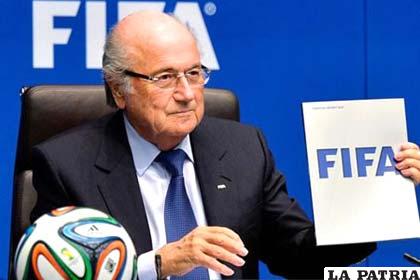 Joseph Blatter, presidente de la FIFA